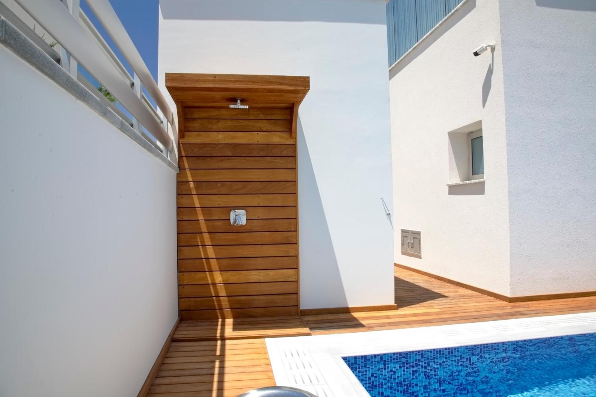 Seaview Luxury Villa Jacuzzi & Pool! 2 Min Beach Protaras Exteriér fotografie