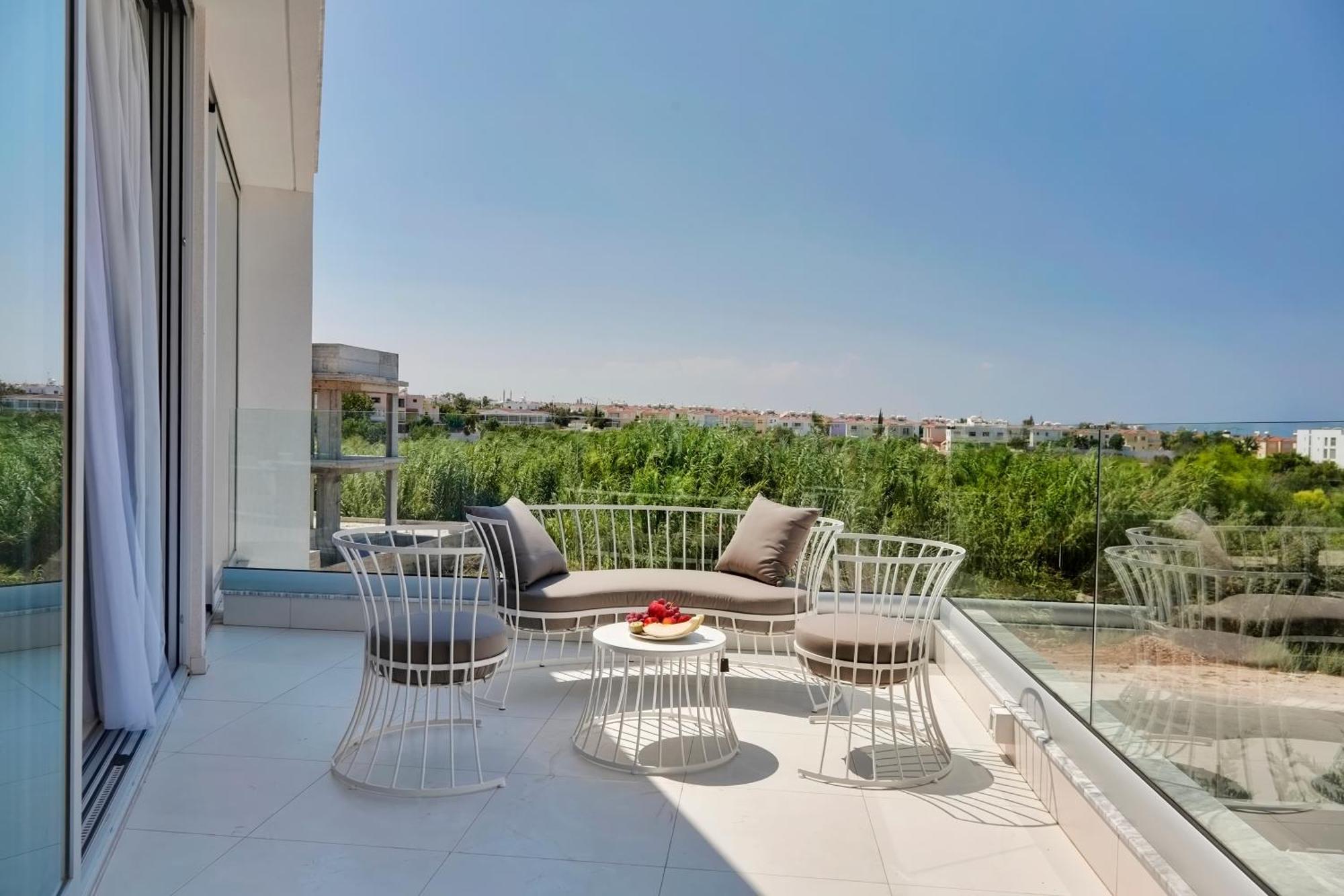 Seaview Luxury Villa Jacuzzi & Pool! 2 Min Beach Protaras Exteriér fotografie