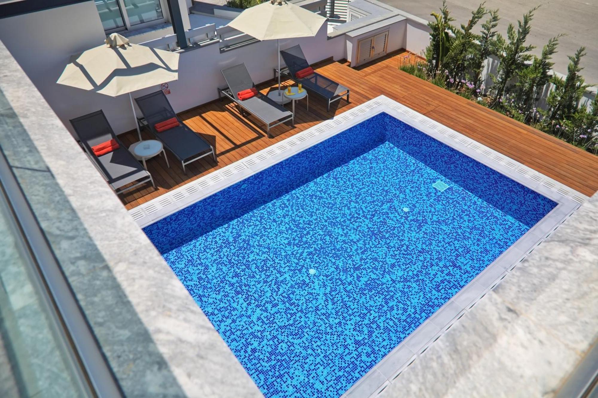Seaview Luxury Villa Jacuzzi & Pool! 2 Min Beach Protaras Exteriér fotografie