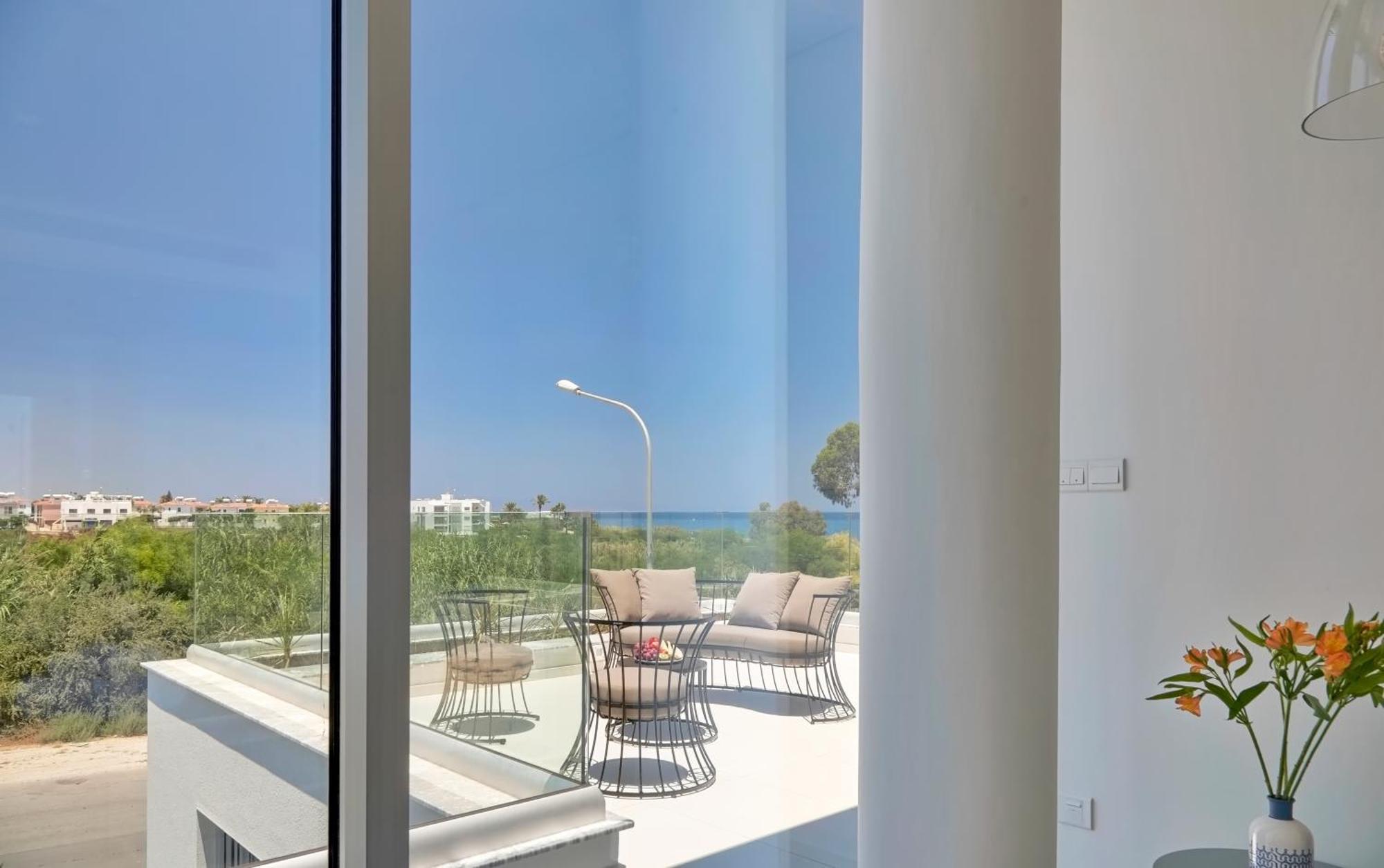 Seaview Luxury Villa Jacuzzi & Pool! 2 Min Beach Protaras Exteriér fotografie