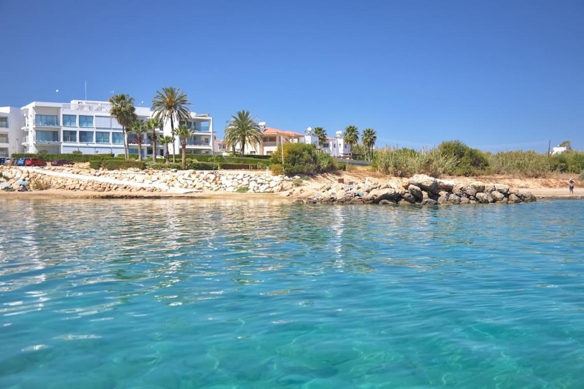 Seaview Luxury Villa Jacuzzi & Pool! 2 Min Beach Protaras Exteriér fotografie