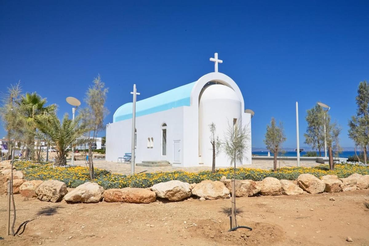 Seaview Luxury Villa Jacuzzi & Pool! 2 Min Beach Protaras Exteriér fotografie