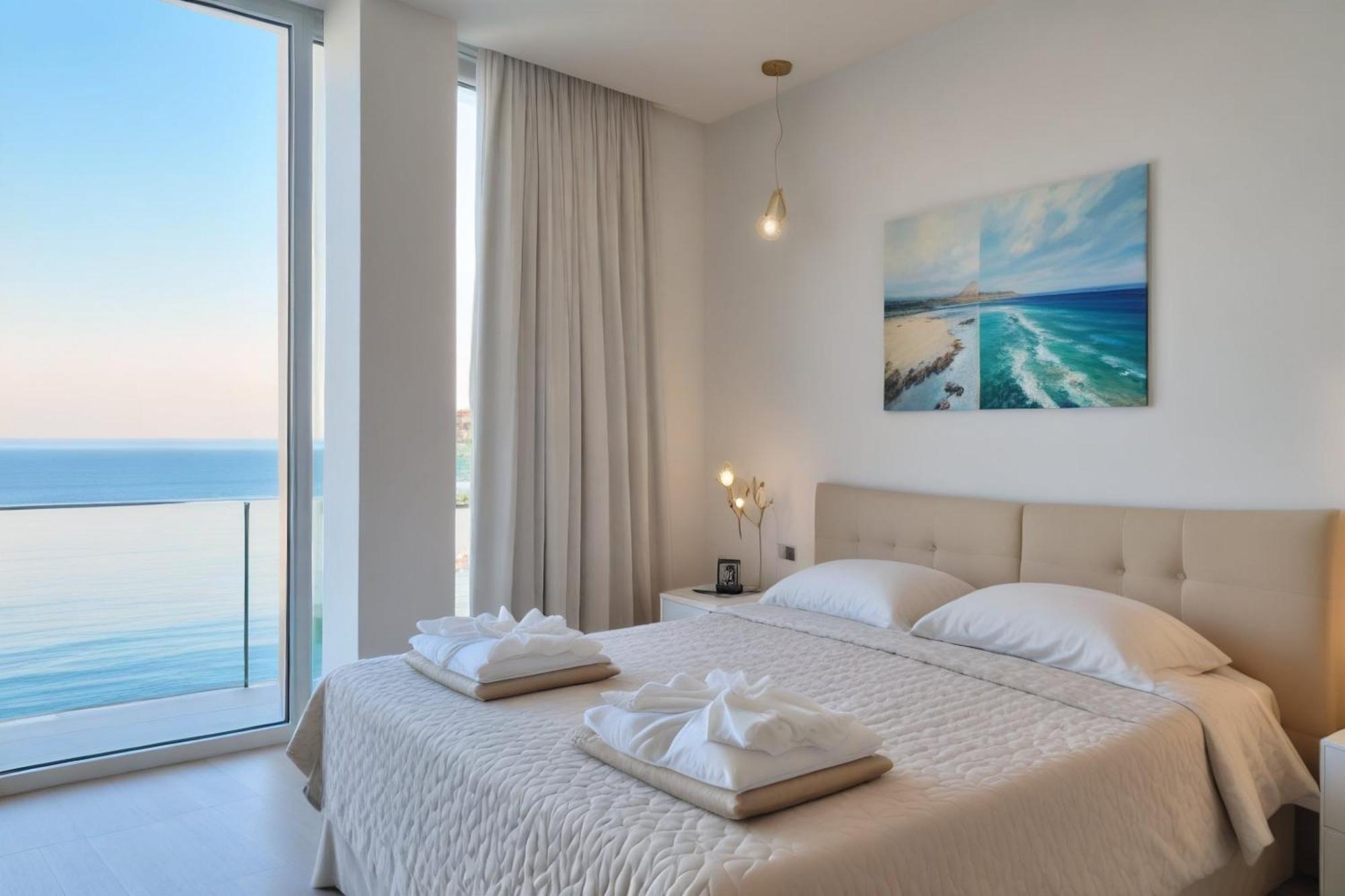 Seaview Luxury Villa Jacuzzi & Pool! 2 Min Beach Protaras Exteriér fotografie